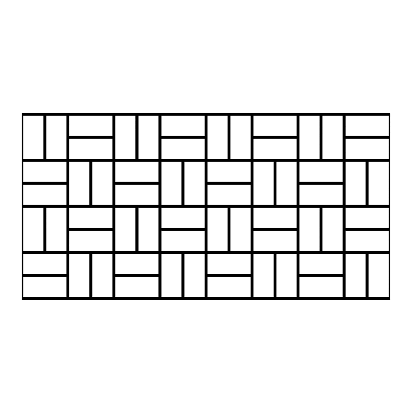 Basketweave block paving pattern Congleton