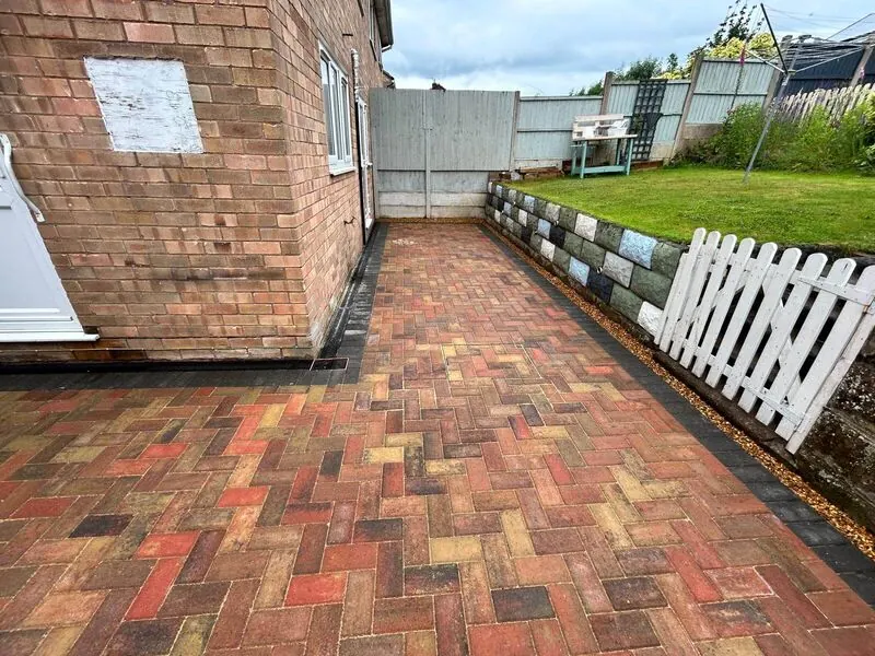 Block paving driveway Crewe